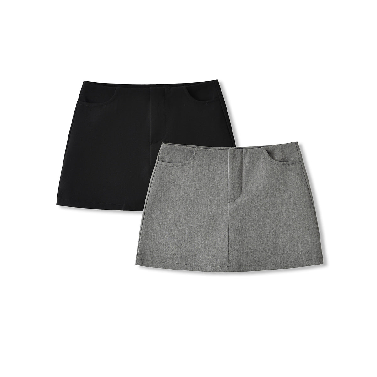 High waisted short skirt half skirt hip hugging skirt