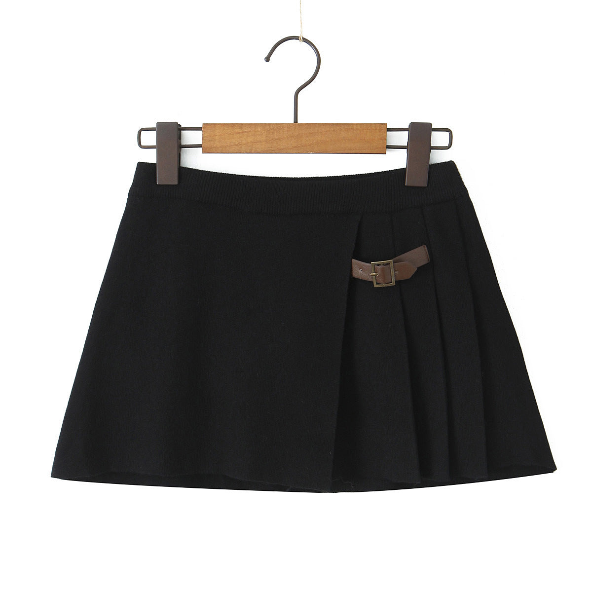 Knitted skirt half skirt