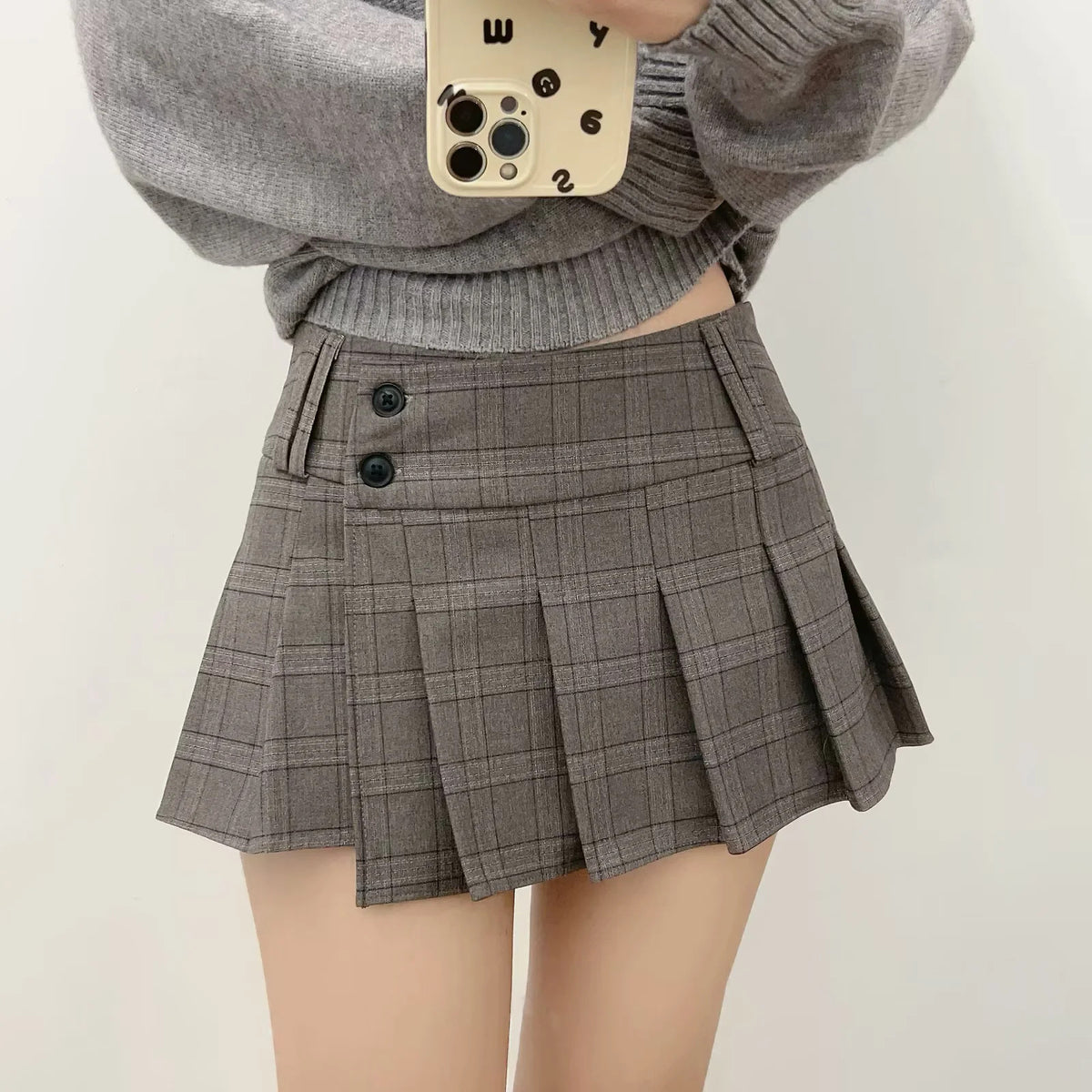 Plaid skirt