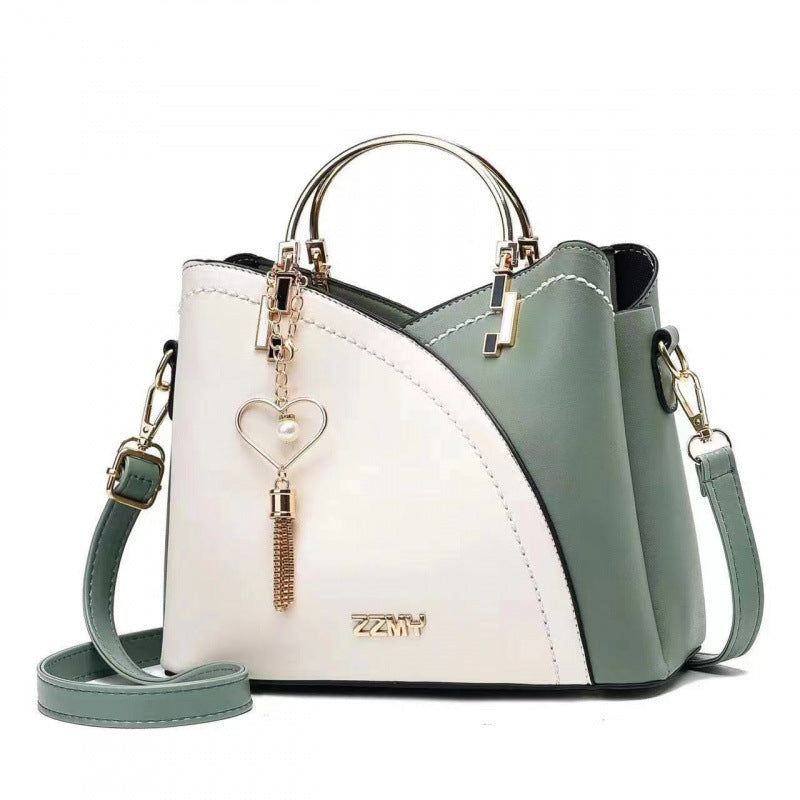 Colour-Block Crossbody Handbag