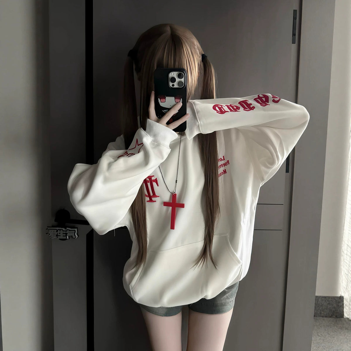 Streetwear Hoodie Unisex  Thick Fleece Versatile Design Top