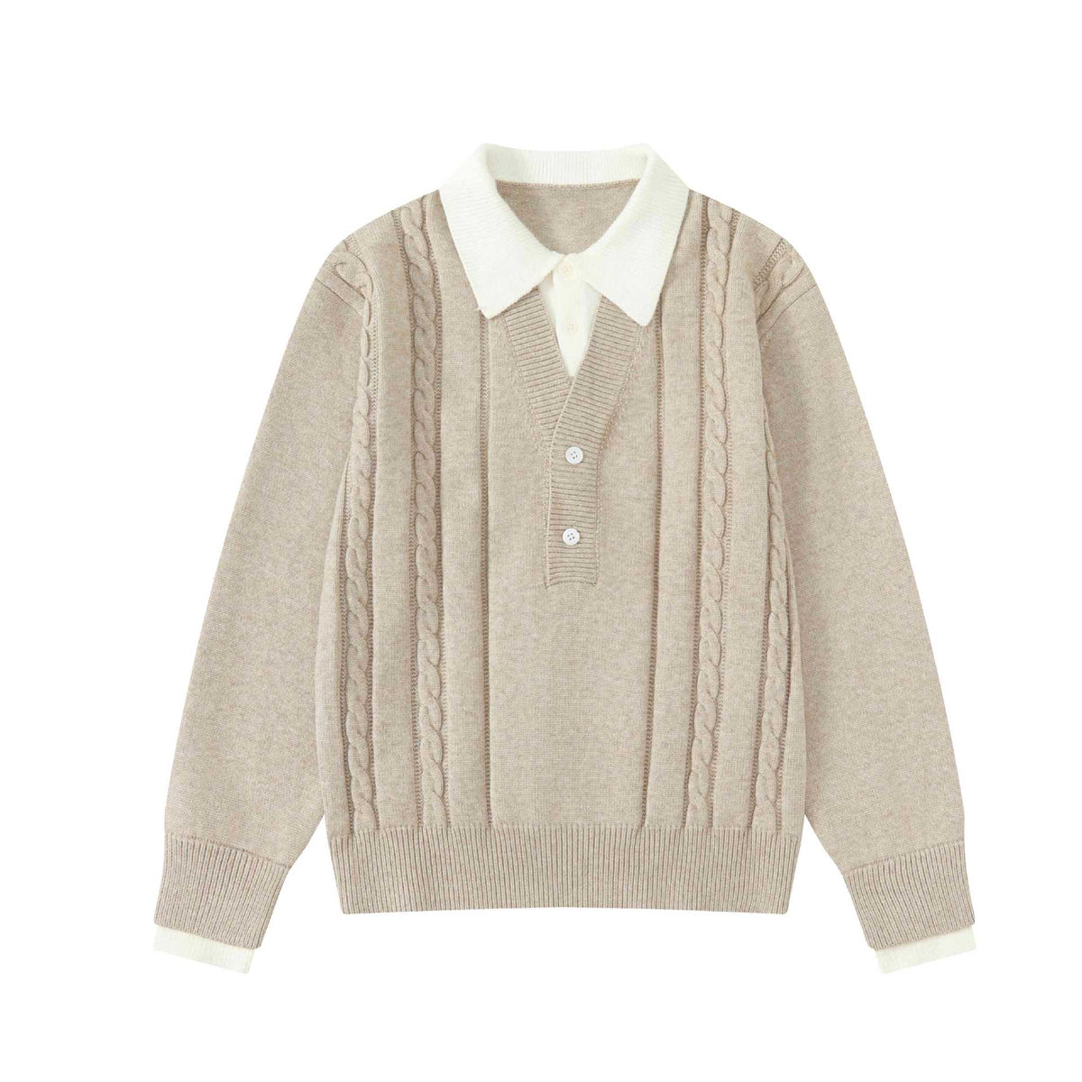 Moroccan-Inspired Oversized Cable Knit Sweater