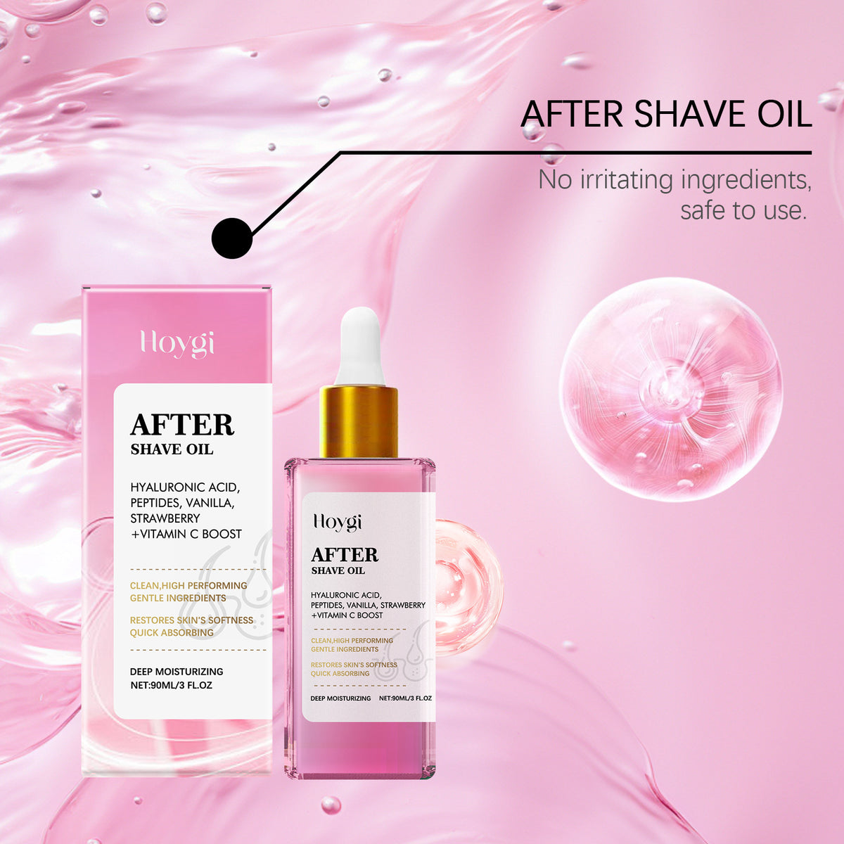HOYGI Strawberry Hair & After-Shave Care Oil