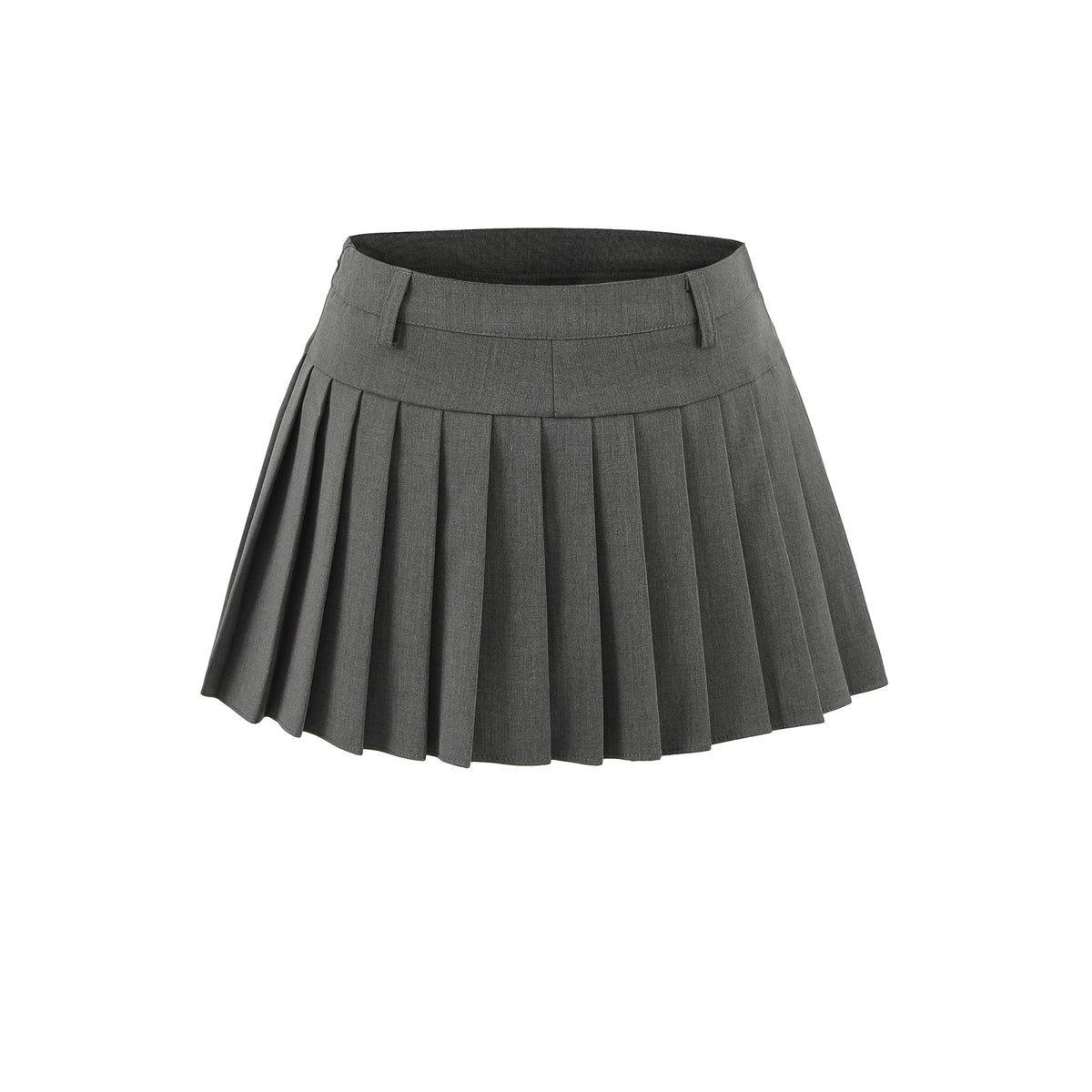 Splicing pleated skirt and half skirt