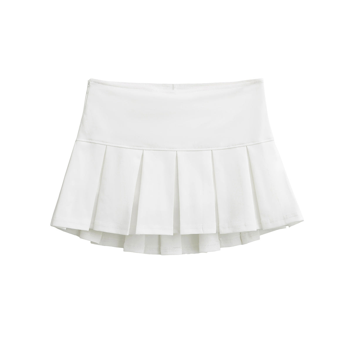 Pleated short skirt and half skirt