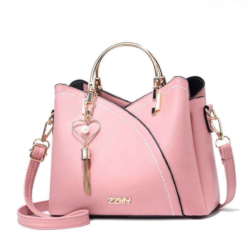 Colour-Block Crossbody Handbag