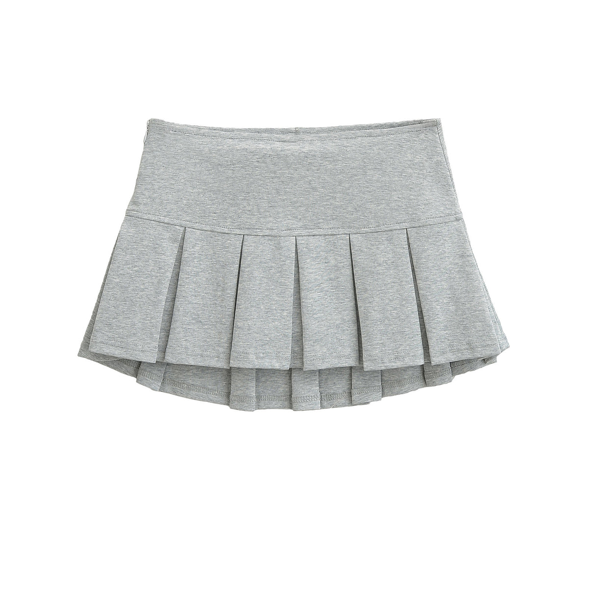 Pleated short skirt and half skirt