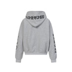 Loose-Fit Hooded Zip-Up Streetwear Hoodie