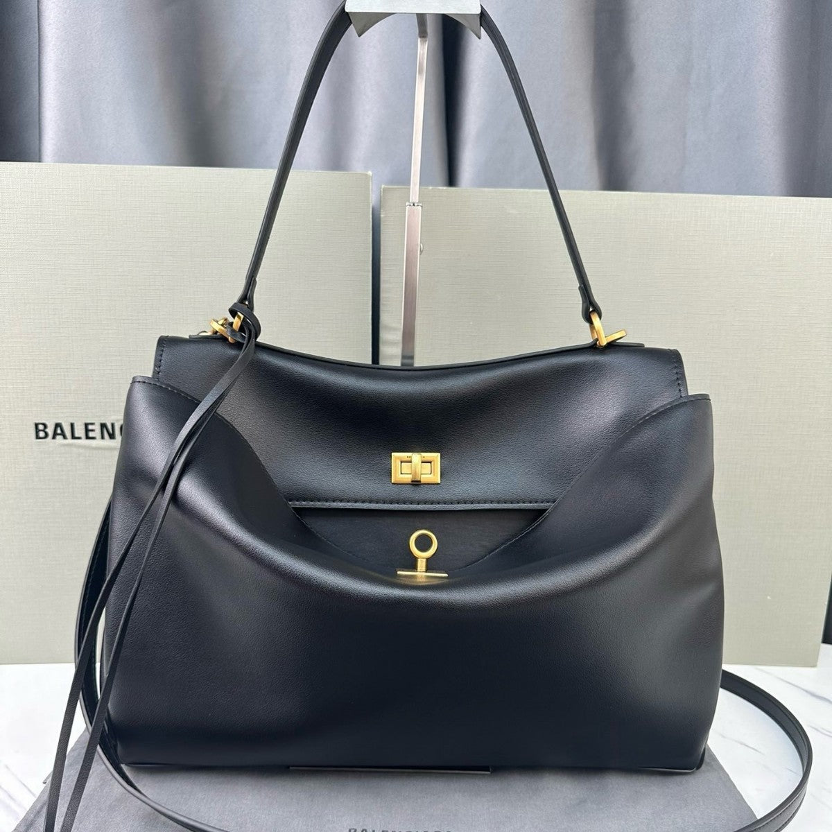 Genuine Leather Underarm Shoulder Bag