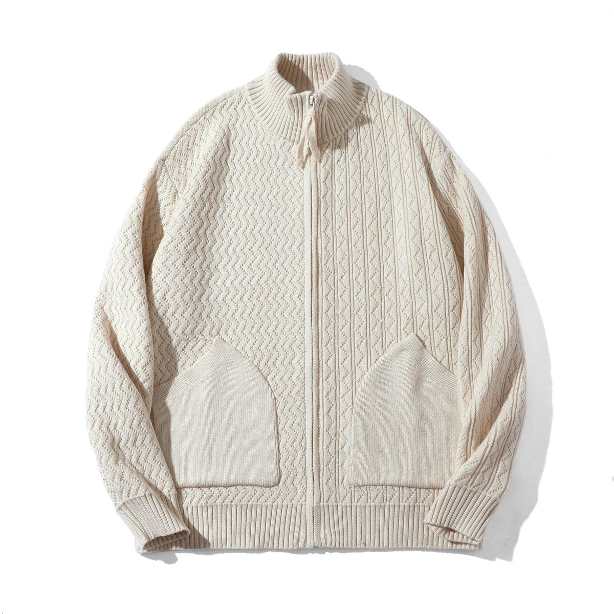 Tall Oversized Jacquard Knit Sweater