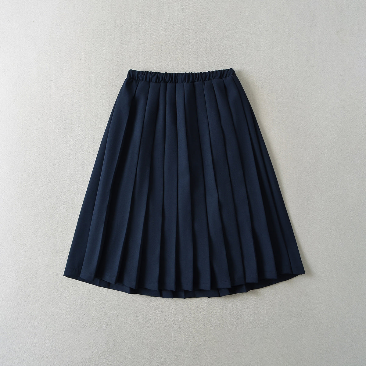 Streetwear High-Waisted Elastic Drawstring Mid-Length Pleated Skirt for Women