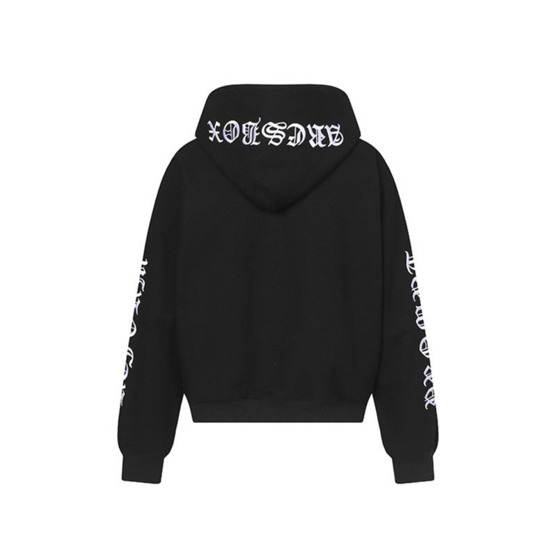 Front Sweatshirt Unisex Casual Gothic Streetwear Jacket