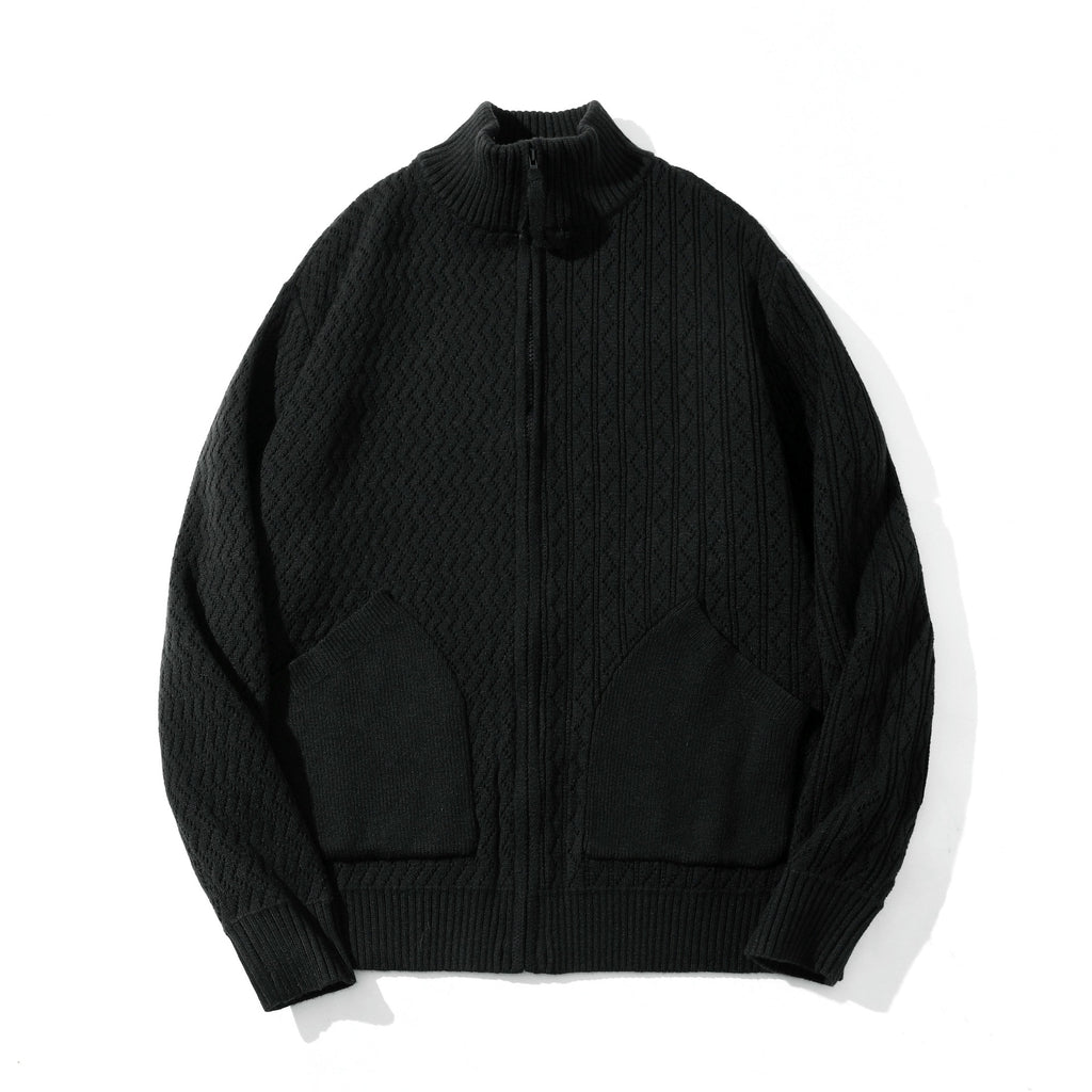 Tall Oversized Jacquard Knit Sweater