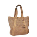 Medium Straw Woven Shoulder Bag