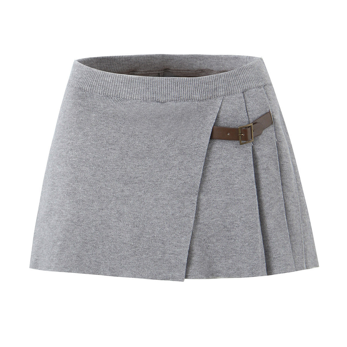 Knitted skirt half skirt