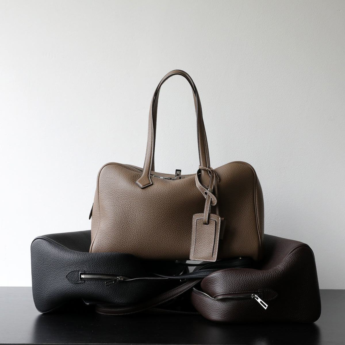 Top-Layer Leather Handheld Crossbody Bag