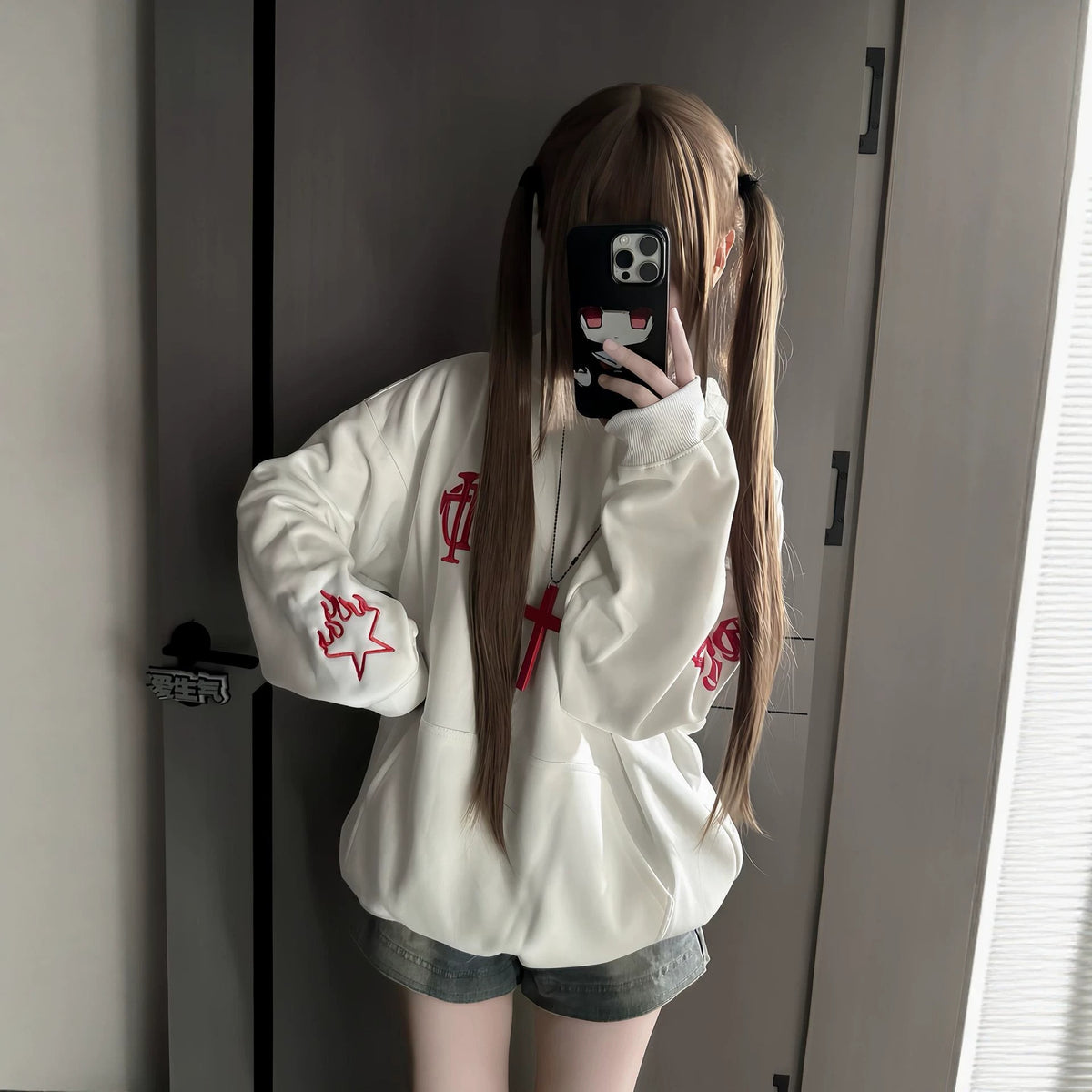 Streetwear Hoodie Unisex  Thick Fleece Versatile Design Top