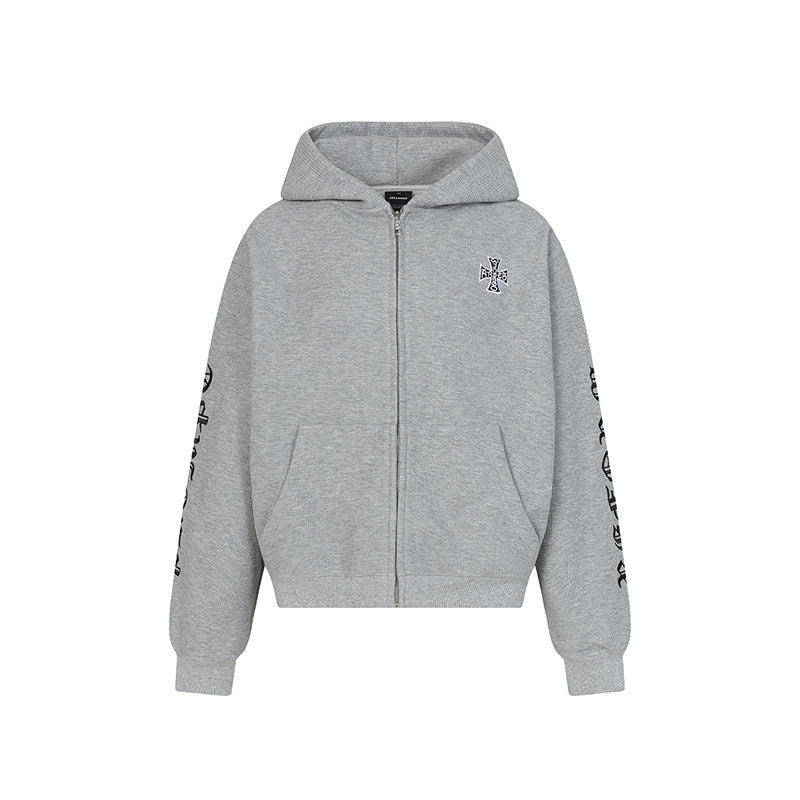 Front Sweatshirt Unisex Casual Gothic Streetwear Jacket