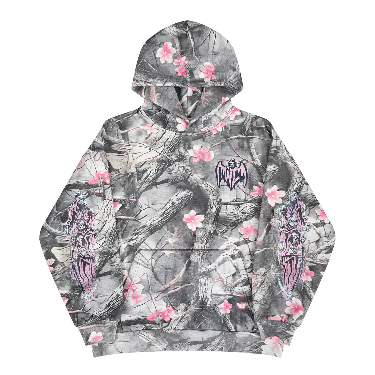 Unisex Loose-Fit Full-Print Hoodie
