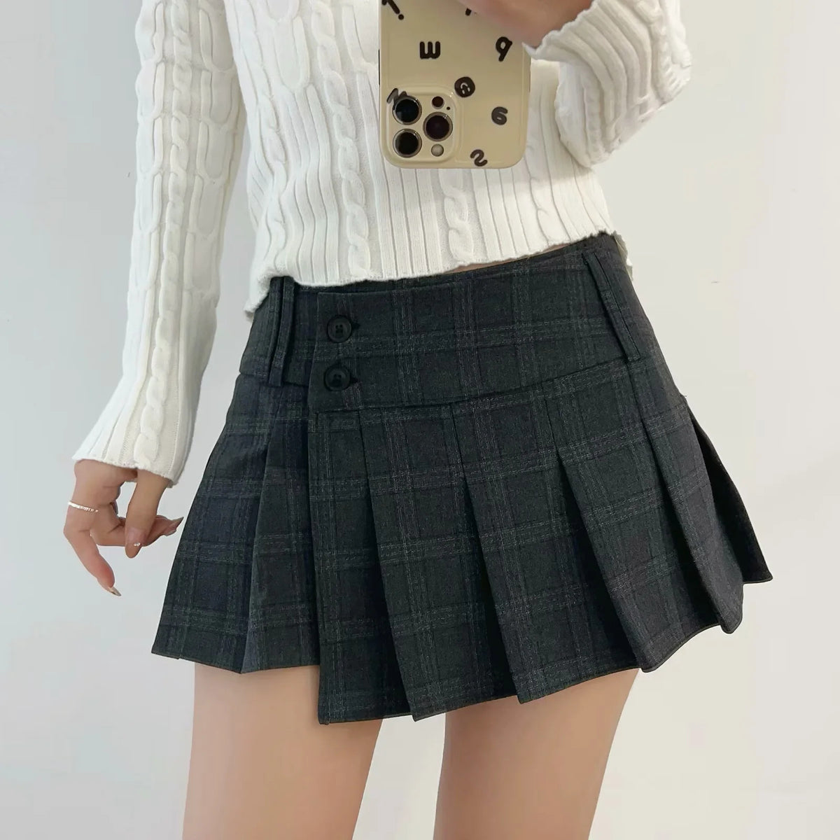 Plaid skirt