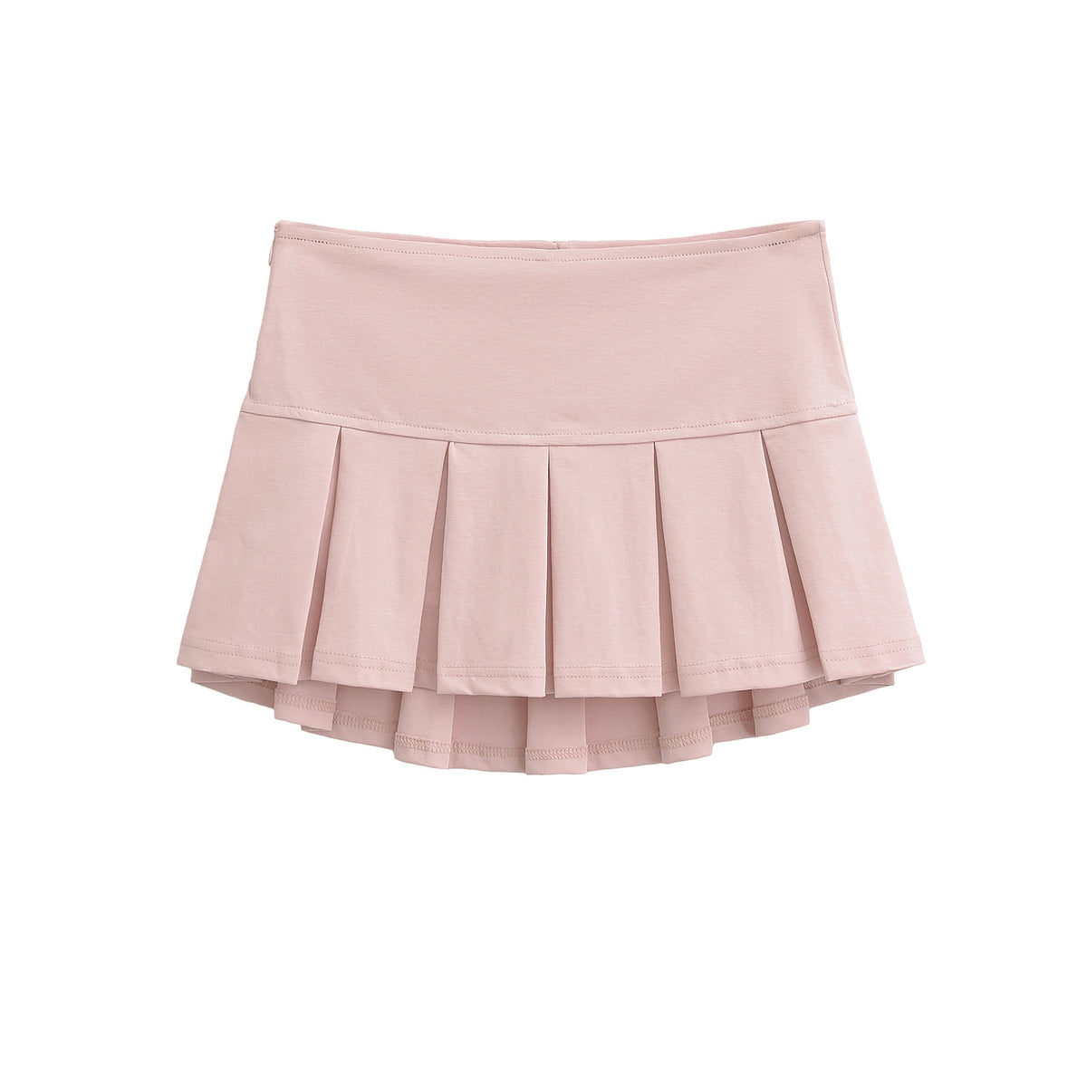Pleated short skirt and half skirt