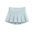 Pleated short skirt and half skirt