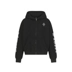 Loose-Fit Hooded Zip-Up Streetwear Hoodie