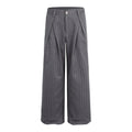 Relaxed Straight-Leg Pleated Trousers