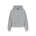Loose-Fit Hooded Zip-Up Streetwear Hoodie