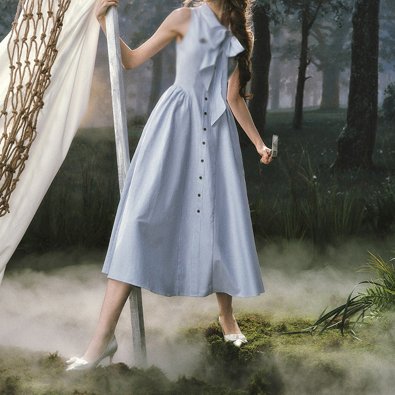 Light Blue Nautical Stripe Shirt, Skirt or Dress