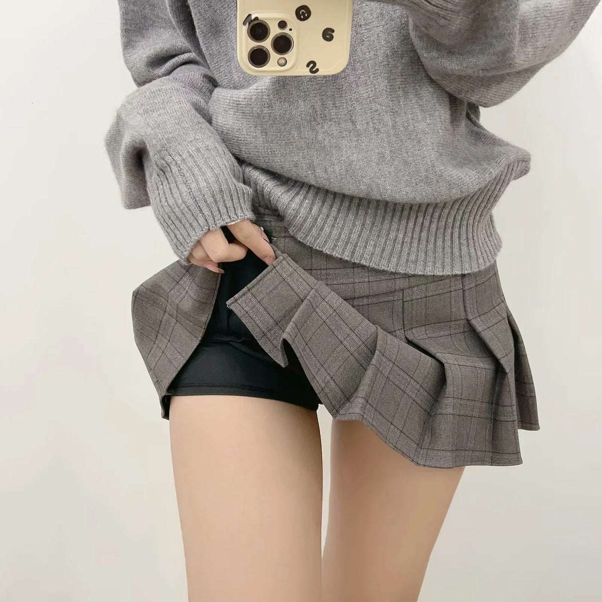 Plaid skirt