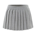 Pleated Skirt Knitted Skirt