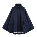 Streetwear Fashion Strap Cloak style Coat for Women