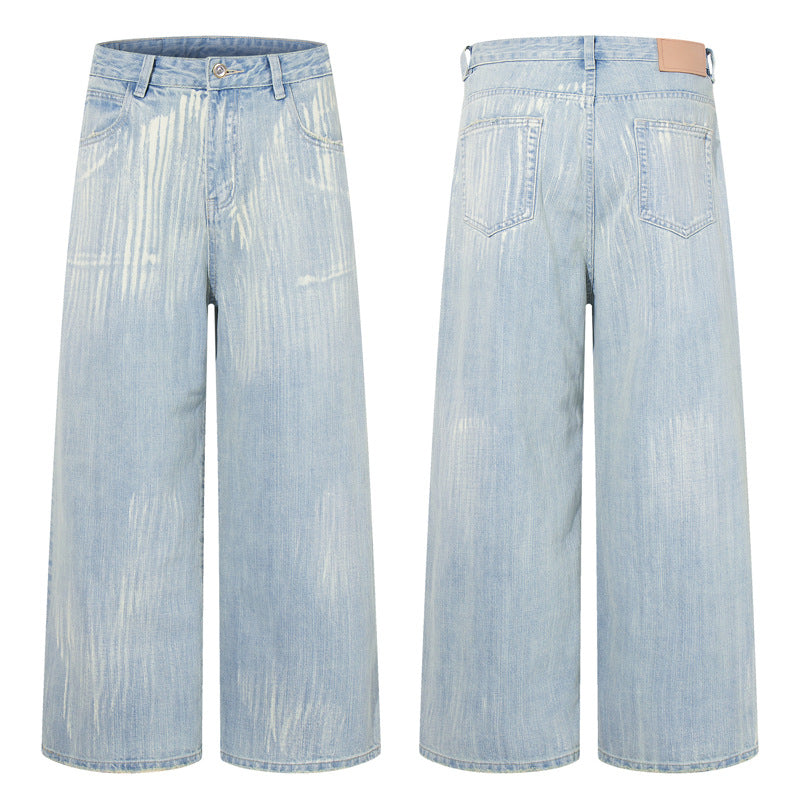 Wide Leg Straight Fit Streetwear Style Pants