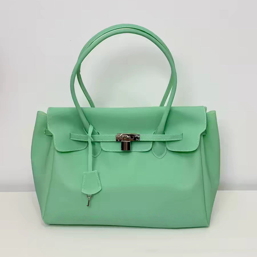 Pastel PVC Jelly Tote Bag