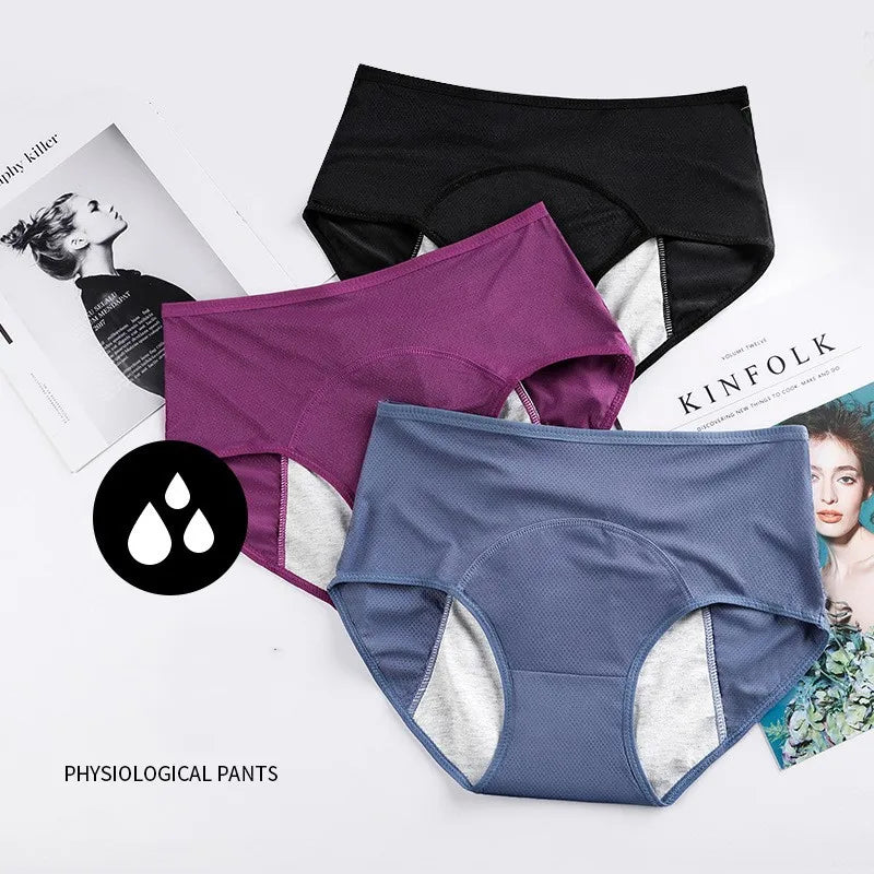Cotton Mesh Period Knickers